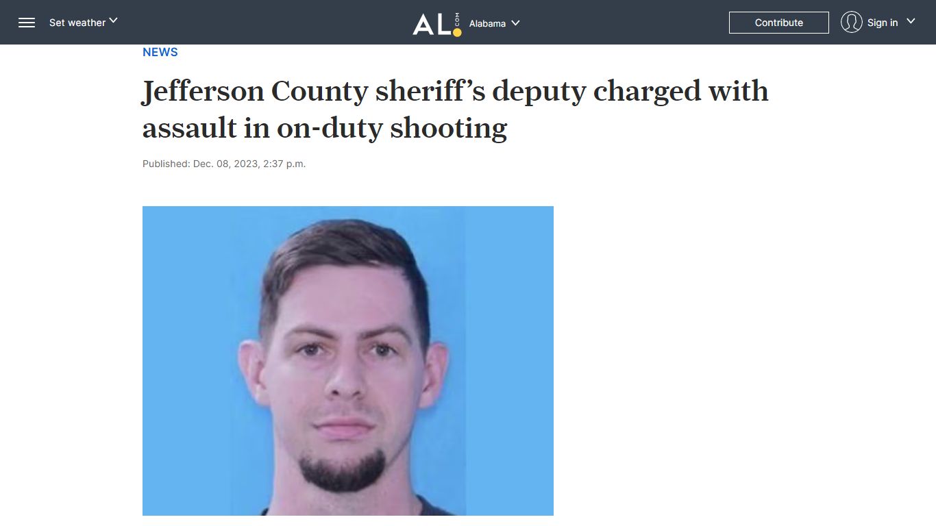 Jefferson County sheriff’s deputy charged with assault in on-duty ...